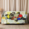Cheeky Monkey sherpa blanket