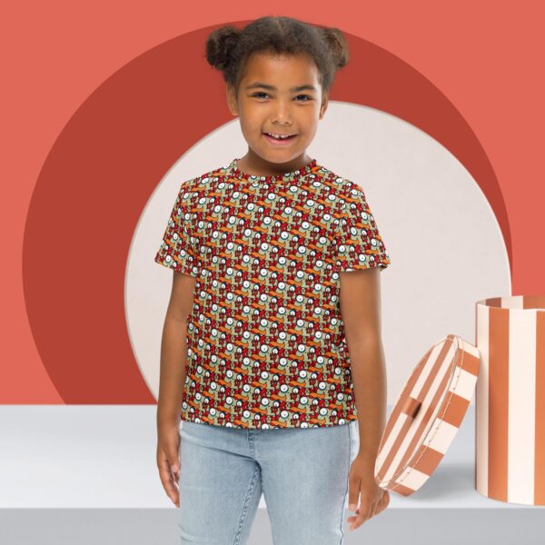 Children's Lil-Devil Monkey all over print t-shirt