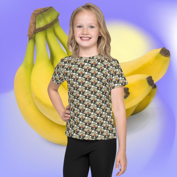 Children's Cheeky Monkey all over print t-shirt