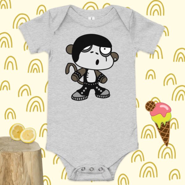 Emo Monkey baby short sleeve one piece