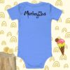 Winter Monkey baby short sleeve one piece - Image 2