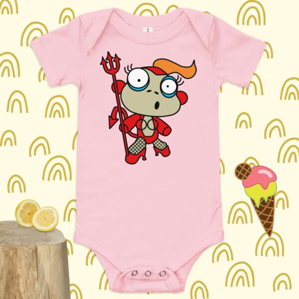 Lil-Devil Monkey Baby short sleeve one piece