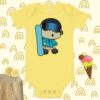 Winter Monkey baby short sleeve one piece - Image 9