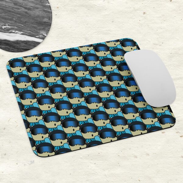 Winter Monkey standard mouse pad